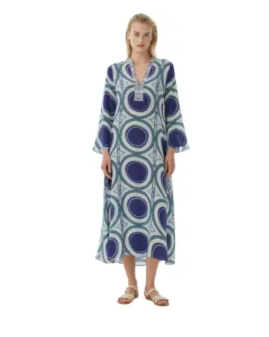Emporio Sirenuse Jenna Caftan in Solaris Print | Thumbnail 1 Emporio Sirenuse Jenna Caftan in Solaris Print | Thumbnail 1