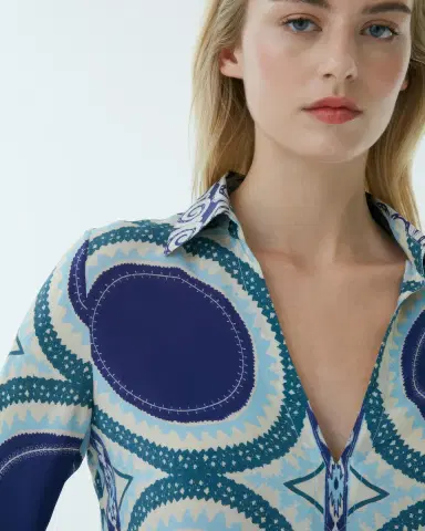 Emporio Sirenuse Jia Tunic in Solaris Print | Thumbnail 2 Emporio Sirenuse Jia Tunic in Solaris Print | Thumbnail 2