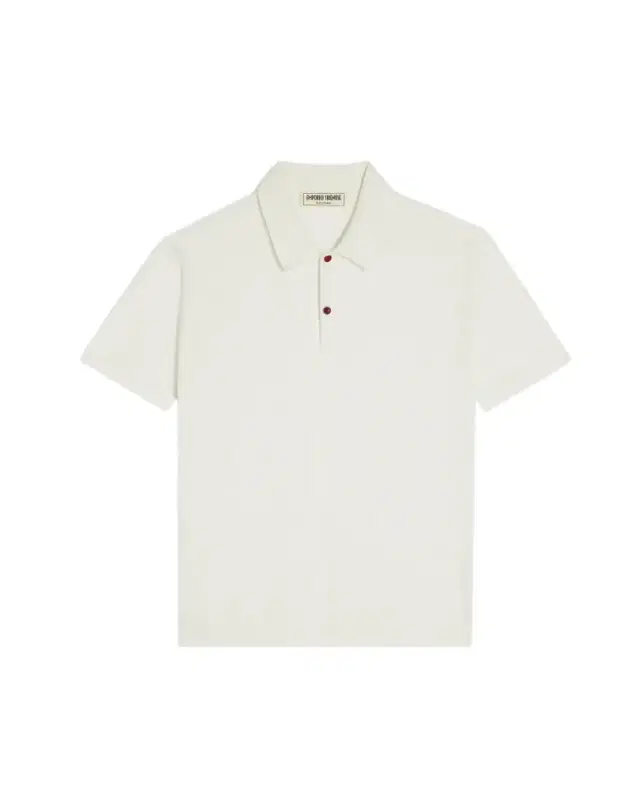 Emporio Sirenuse Knit Cotton Polo Shirt Milk
