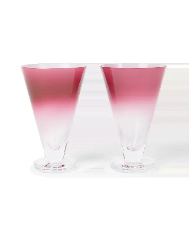 Emporio Sirenuse Large Gradient Stemmed Glass Set of 2