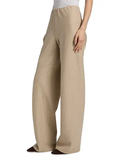 Vince Women's Wool-Blend High-Rise Pants | Thumbnail 4