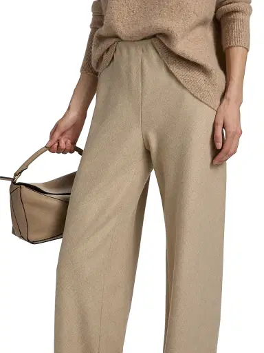 Vince Women's Wool-Blend High-Rise Pants | Thumbnail 6