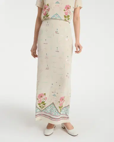 Emporio Sirenuse Laurelle Skirt in Indian Rose Print | Thumbnail 4 Emporio Sirenuse Laurelle Skirt in Indian Rose Print | Thumbnail 4