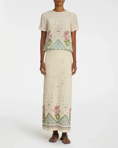 Emporio Sirenuse Laurelle Skirt in Indian Rose Print | Thumbnail 5 Emporio Sirenuse Laurelle Skirt in Indian Rose Print | Thumbnail 5