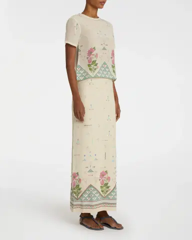 Emporio Sirenuse Laurelle Skirt in Indian Rose Print | Thumbnail 6 Emporio Sirenuse Laurelle Skirt in Indian Rose Print | Thumbnail 6