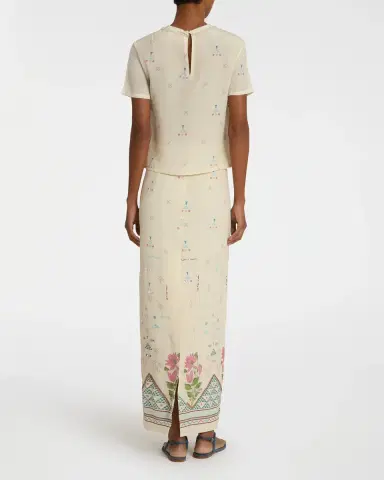 Emporio Sirenuse Laurelle Skirt in Indian Rose Print | Thumbnail 7 Emporio Sirenuse Laurelle Skirt in Indian Rose Print | Thumbnail 7