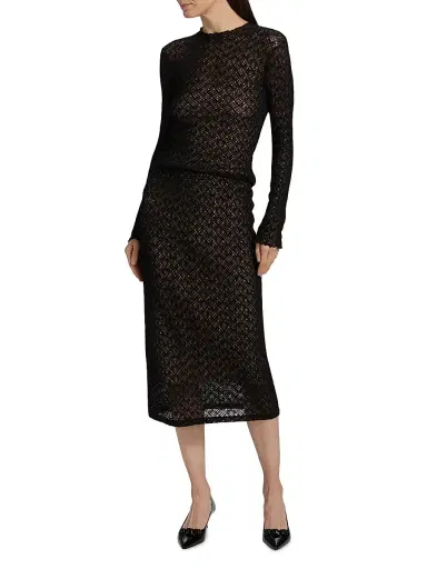 Vince Women's Lace Midi-Skirt | Thumbnail 2