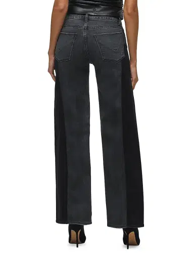 Hudson Jeans Women's Lexi Paneled Wide Leg Jeans - Double Side | Thumbnail 6