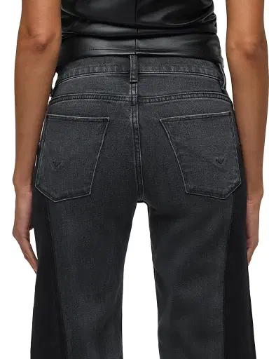 Hudson Jeans Women's Lexi Paneled Wide Leg Jeans - Double Side | Thumbnail 8