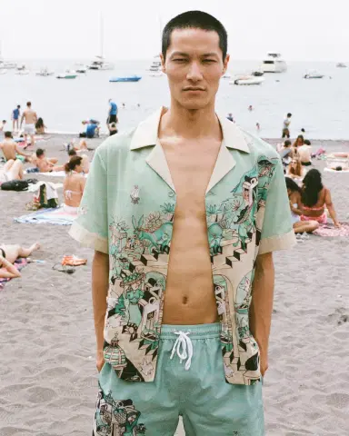 Emporio Sirenuse Le Sirenuse Shirt by Lucio Liguori | Thumbnail 2 Emporio Sirenuse Le Sirenuse Shirt by Lucio Liguori | Thumbnail 2