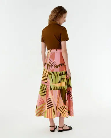 Emporio Sirenuse Lucrezia Skirt in Pagoda Print | Thumbnail 4 Emporio Sirenuse Lucrezia Skirt in Pagoda Print | Thumbnail 4