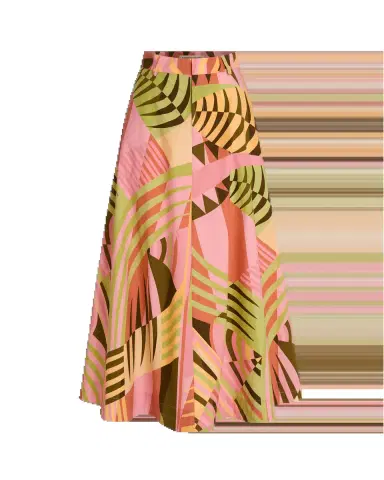 Emporio Sirenuse Lucrezia Skirt in Pagoda Print | Thumbnail 5 Emporio Sirenuse Lucrezia Skirt in Pagoda Print | Thumbnail 5