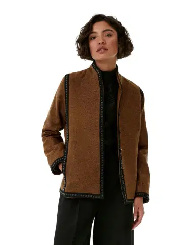 Emporio Sirenuse Marina Jacket in Himalayan Tweed | Thumbnail 1 Emporio Sirenuse Marina Jacket in Himalayan Tweed | Thumbnail 1