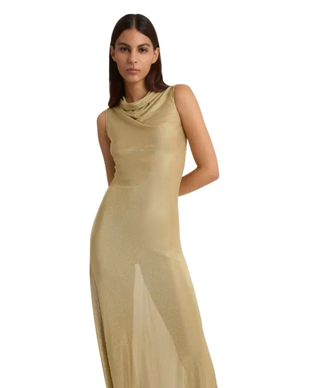Matilde Dress in Metallic Jersey