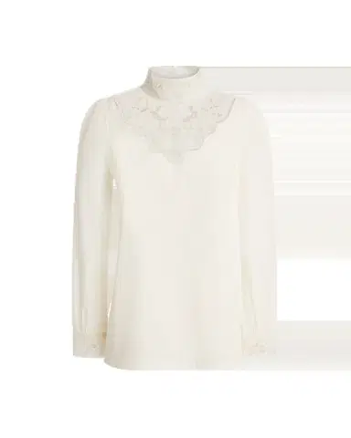 Emporio Sirenuse Mikha Blouse with Embroidery Lace | Thumbnail 7