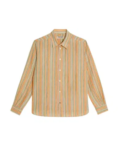 Emporio Sirenuse Mini Stripes Linen Shirt | Thumbnail 1 Emporio Sirenuse Mini Stripes Linen Shirt | Thumbnail 1