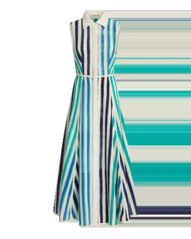 Emporio Sirenuse Miralda Dress in Ikat Stripes | Thumbnail 4 Emporio Sirenuse Miralda Dress in Ikat Stripes | Thumbnail 4