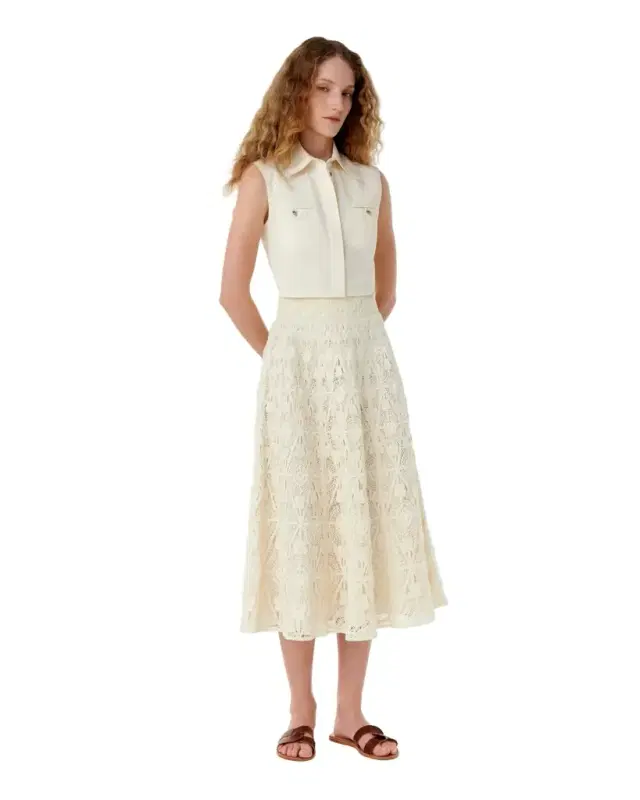 Emporio Sirenuse Mulia Skirt in Macramè