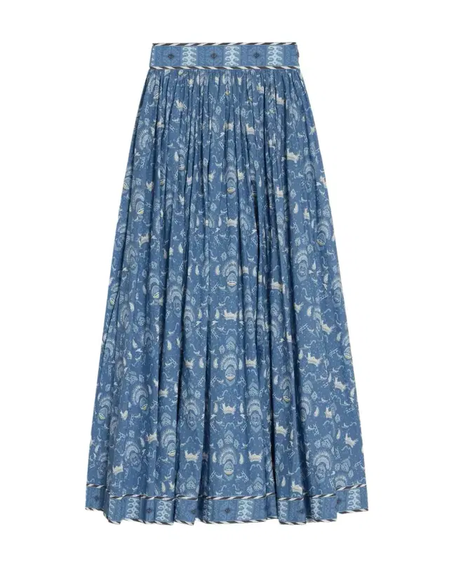 Ombretta Skirt in Batik Print