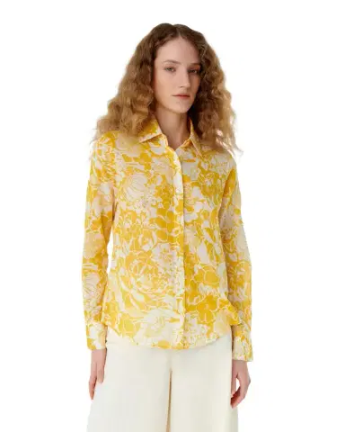 Emporio Sirenuse Patricia Shirt in Bloom Print | Thumbnail 1 Emporio Sirenuse Patricia Shirt in Bloom Print | Thumbnail 1