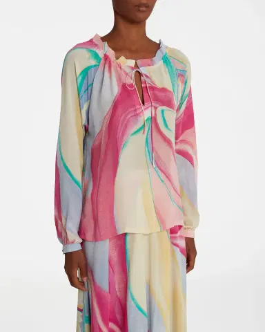 Emporio Sirenuse Radikha Shirt in Orchidea Silk | Thumbnail 2 Emporio Sirenuse Radikha Shirt in Orchidea Silk | Thumbnail 2