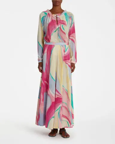 Emporio Sirenuse Radikha Shirt in Orchidea Silk | Thumbnail 4 Emporio Sirenuse Radikha Shirt in Orchidea Silk | Thumbnail 4