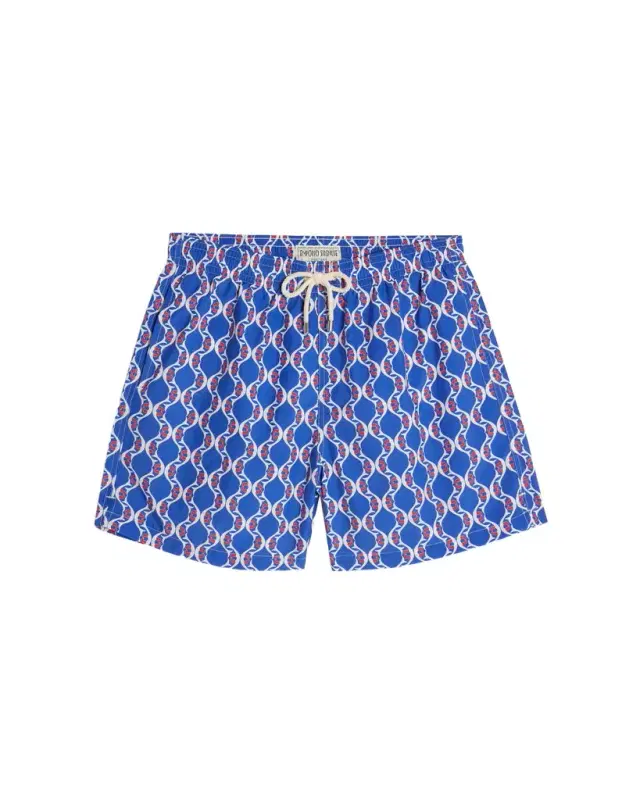 Emporio Sirenuse Ribbons Swim Trunks