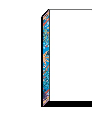 Emporio Sirenuse Short Twilly Scarf in Louis Barthélemy Print | Thumbnail 13