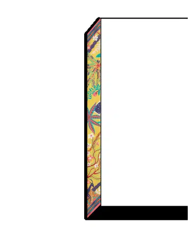 Emporio Sirenuse Short Twilly Scarf in Louis Barthélemy Print | Thumbnail 3