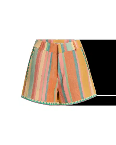 Emporio Sirenuse Shorts in Rainbow Stripes | Thumbnail 5