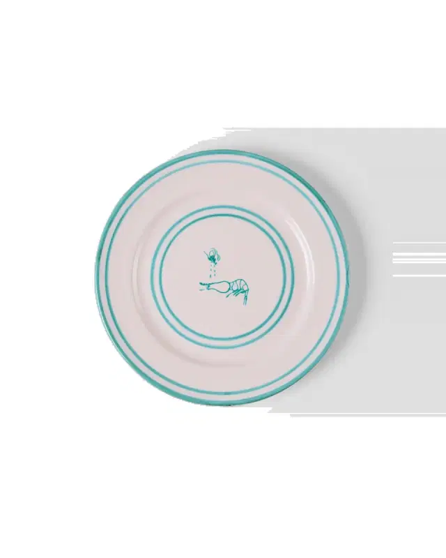 Emporio Sirenuse Shrimp Dinner Plate