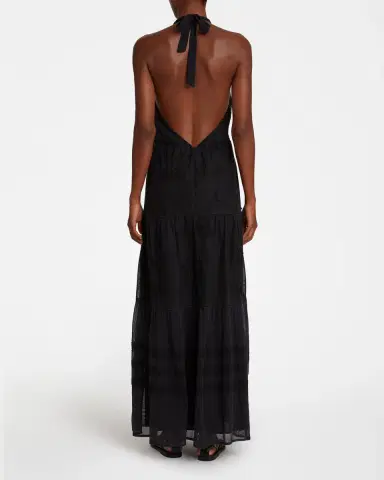 Emporio Sirenuse Sibilla Dress With Flower Net Embroidery | Thumbnail 4 Emporio Sirenuse Sibilla Dress With Flower Net Embroidery | Thumbnail 4