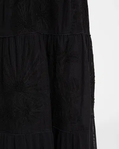 Emporio Sirenuse Sibilla Dress With Flower Net Embroidery | Thumbnail 5 Emporio Sirenuse Sibilla Dress With Flower Net Embroidery | Thumbnail 5