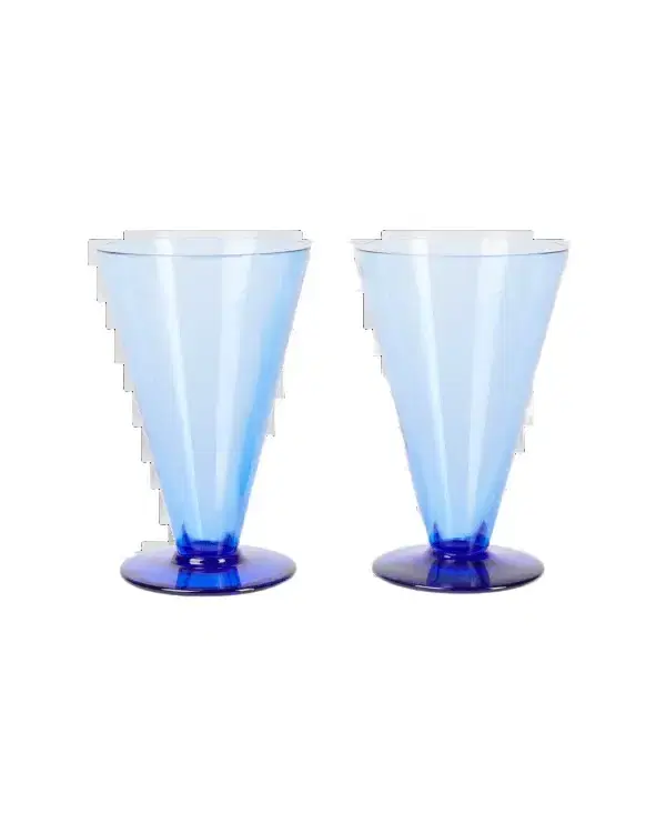 Emporio Sirenuse Small Coloured Stemmed Glass Set of 2