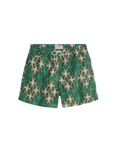 Emporio Sirenuse Snowflake Swim Trunks | Thumbnail 1 Emporio Sirenuse Snowflake Swim Trunks | Thumbnail 1