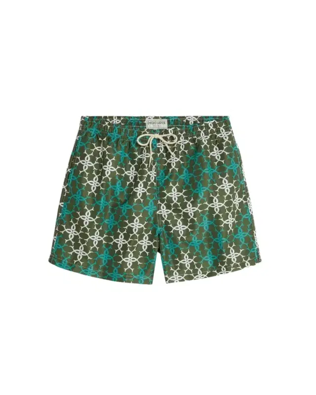 Emporio Sirenuse Snowflake Swim Trunks