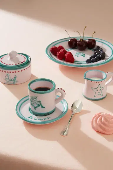 Emporio Sirenuse Star Dessert Plate | Thumbnail 5 Emporio Sirenuse Star Dessert Plate | Thumbnail 5