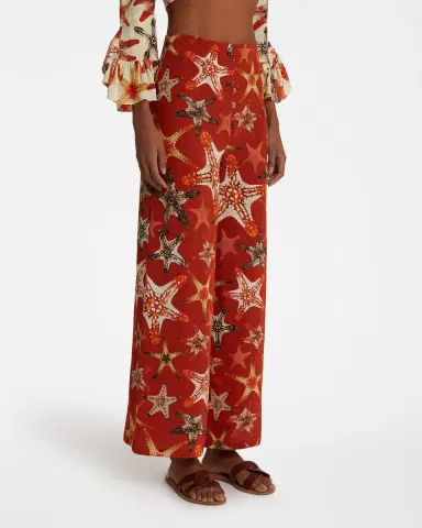 Emporio Sirenuse Stephan Pants In Starfish Print | Thumbnail 5 Emporio Sirenuse Stephan Pants In Starfish Print | Thumbnail 5