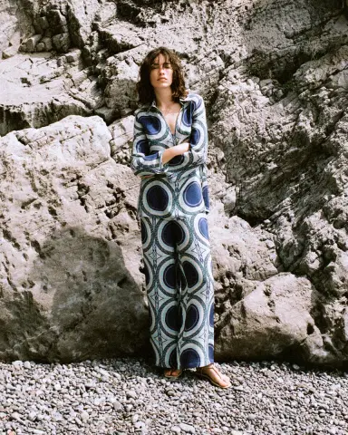 Emporio Sirenuse Stephan Trousers in Solaris Print | Thumbnail 6