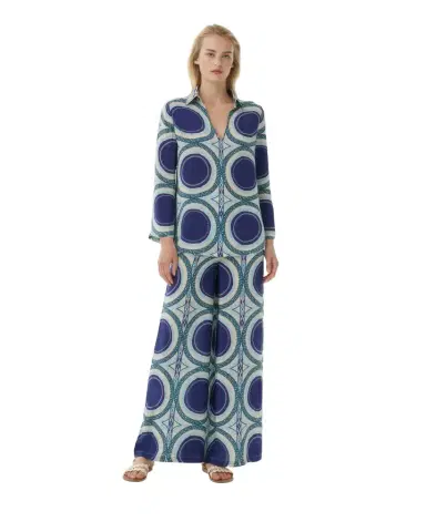 Emporio Sirenuse Stephan Trousers in Solaris Print | Thumbnail 1