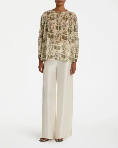 Emporio Sirenuse Sunshirt in Shiny Persian Botanic Print | Thumbnail 2 Emporio Sirenuse Sunshirt in Shiny Persian Botanic Print | Thumbnail 2