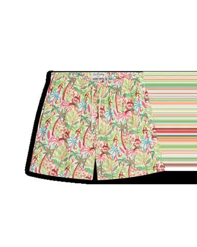 Emporio Sirenuse Swim Trunks in Louis Barthélemy Print | Thumbnail 4