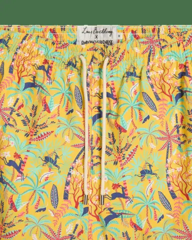 Emporio Sirenuse Swim Trunks in Louis Barthélemy Print | Thumbnail 8