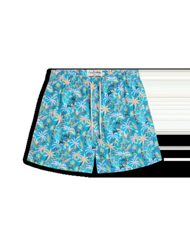 Emporio Sirenuse Swim Trunks in Louis Barthélemy Print | Thumbnail 1