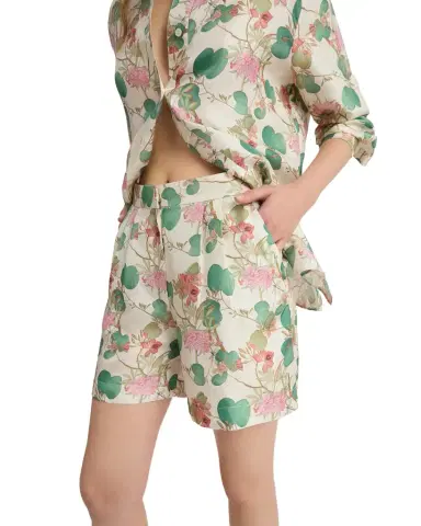 Emporio Sirenuse Tamu Shorts in Dragonfly Print | Thumbnail 1 Emporio Sirenuse Tamu Shorts in Dragonfly Print | Thumbnail 1