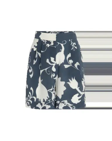 Emporio Sirenuse Tamu Shorts in Flower Screen Print | Thumbnail 1