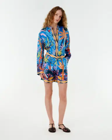 Emporio Sirenuse Tamu Shorts in Louis Barthélemy Print | Thumbnail 11