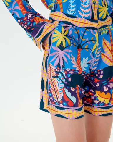 Emporio Sirenuse Tamu Shorts in Louis Barthélemy Print | Thumbnail 12
