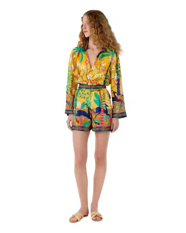 Emporio Sirenuse Tamu Shorts in Louis Barthélemy Print | Thumbnail 1