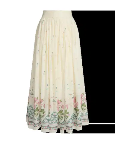 Emporio Sirenuse Teodora Skirt in Indian Rose Print | Thumbnail 1